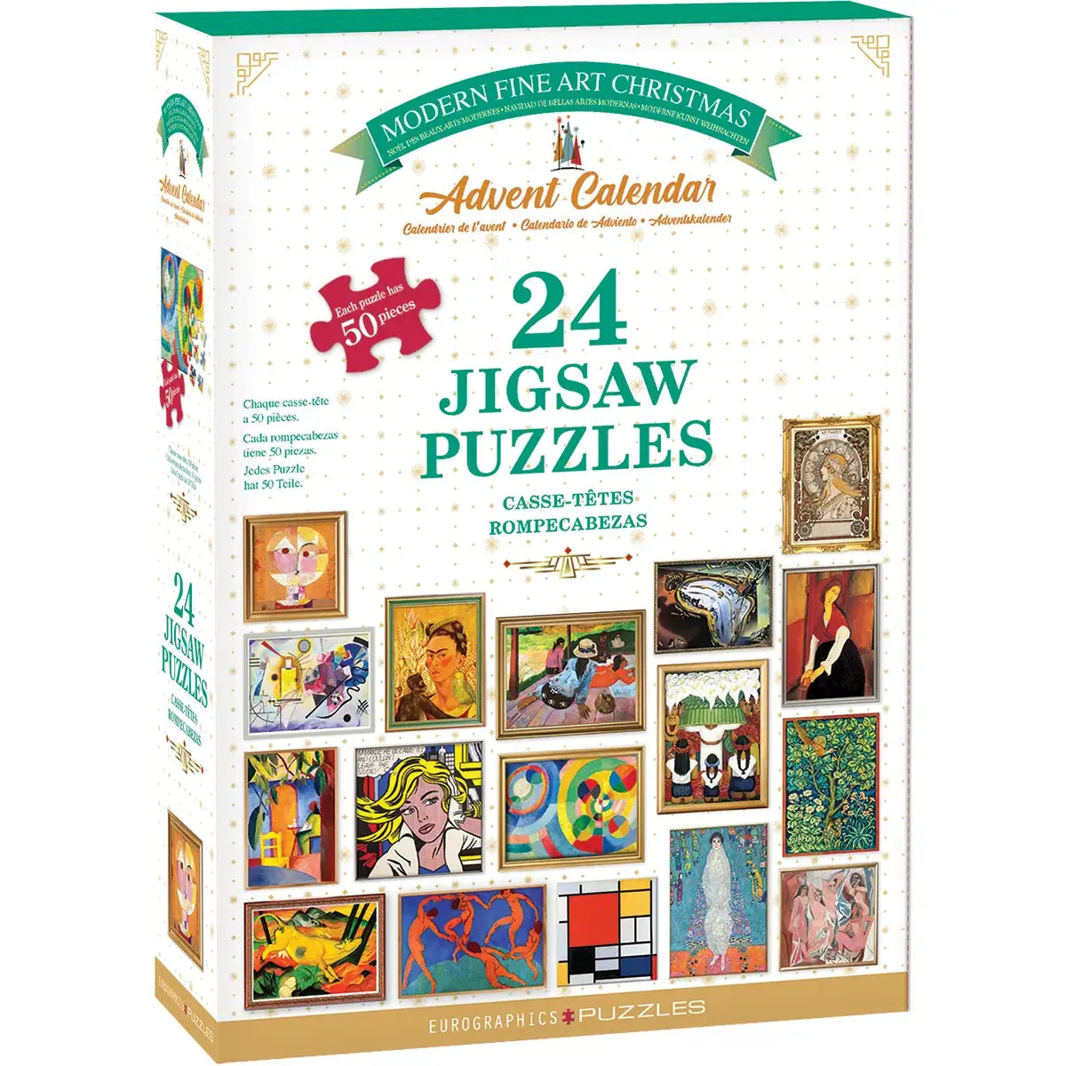 Modern Fine Art Christmas Advent Calendar Eurographics