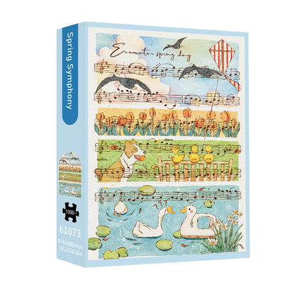 Spring Symphony 1000 Piece Jigsaw Puzzle TKX