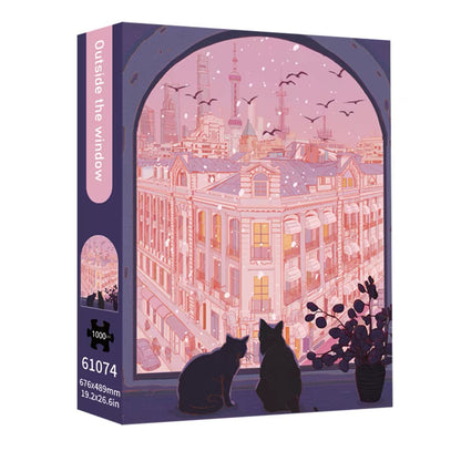 Outside the Window 1000 Piece Jigsaw Puzzle TKX