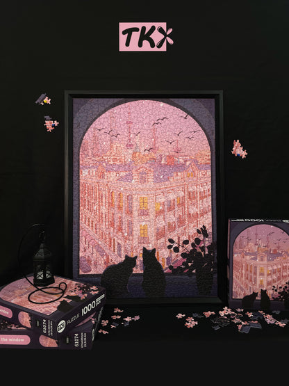 Outside the Window 1000 Piece Jigsaw Puzzle TKX