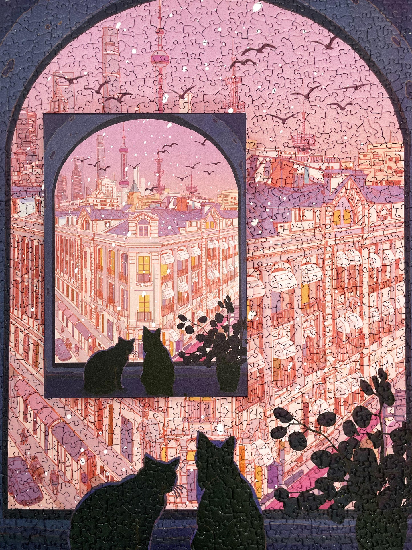 Outside the Window 1000 Piece Jigsaw Puzzle TKX