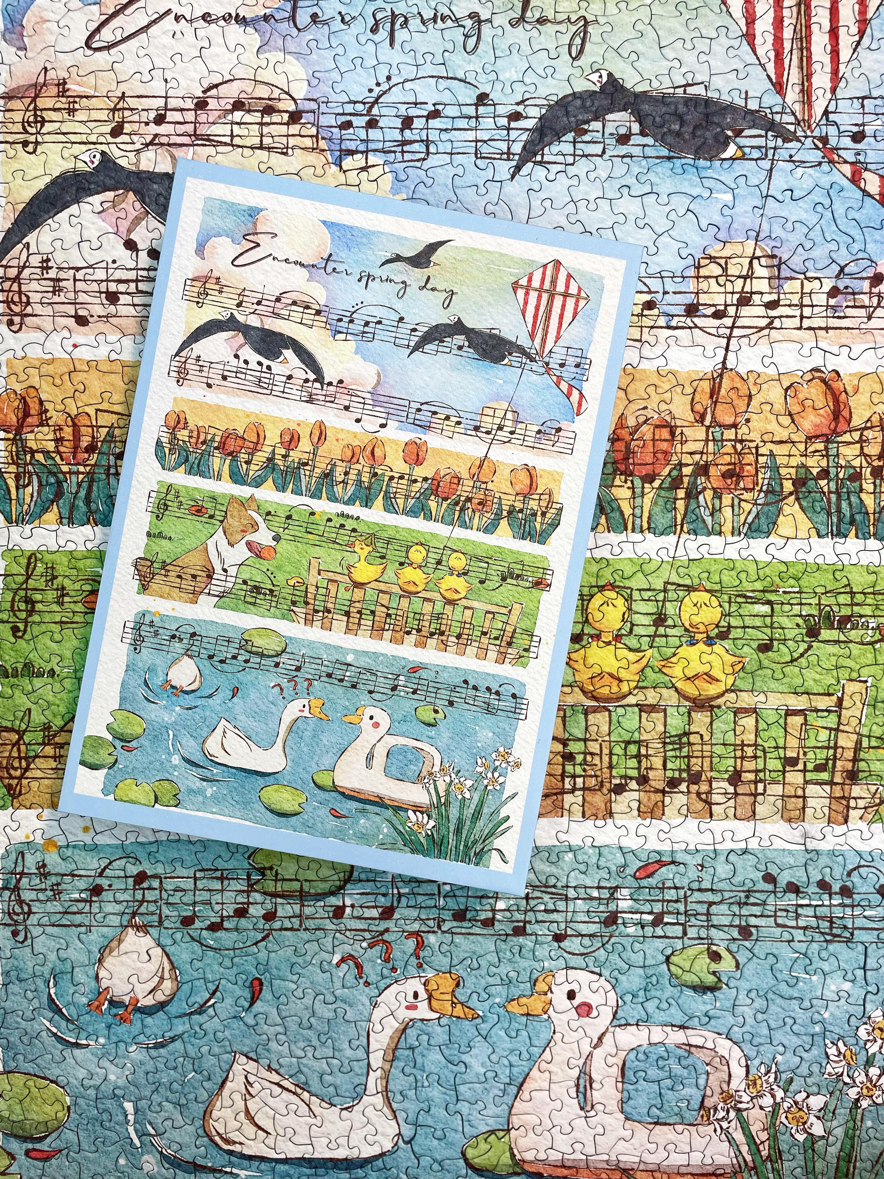 Spring Symphony 1000 Piece Jigsaw Puzzle – V Boutique Studio