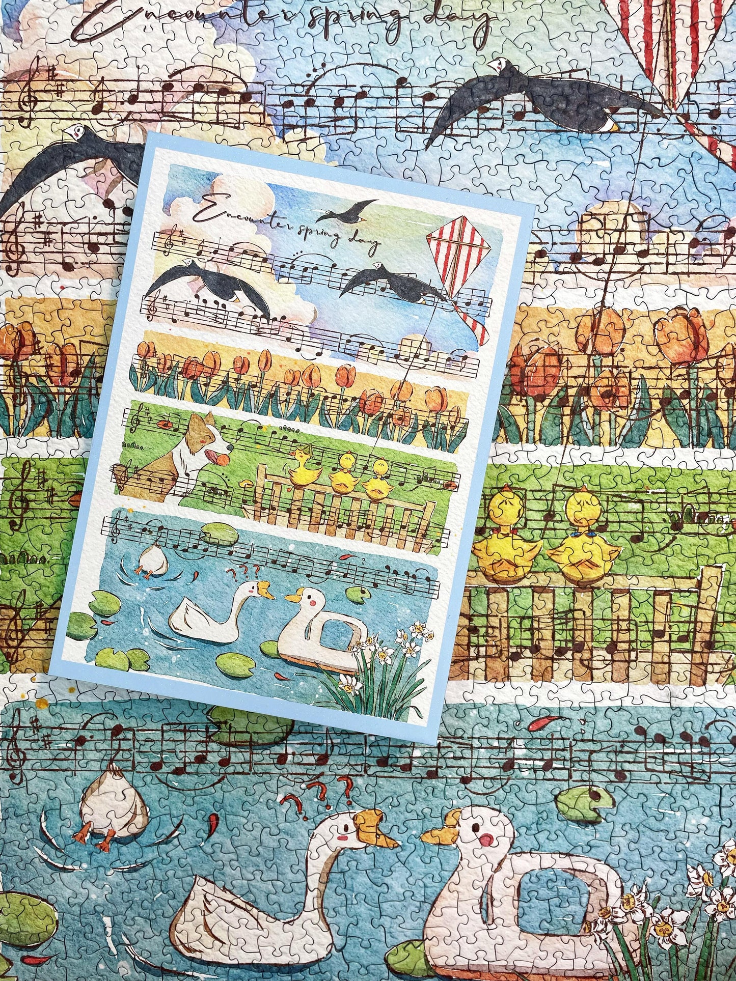Spring Symphony 1000 Piece Jigsaw Puzzle TKX