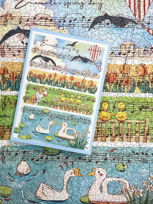 Spring Symphony 1000 Piece Jigsaw Puzzle