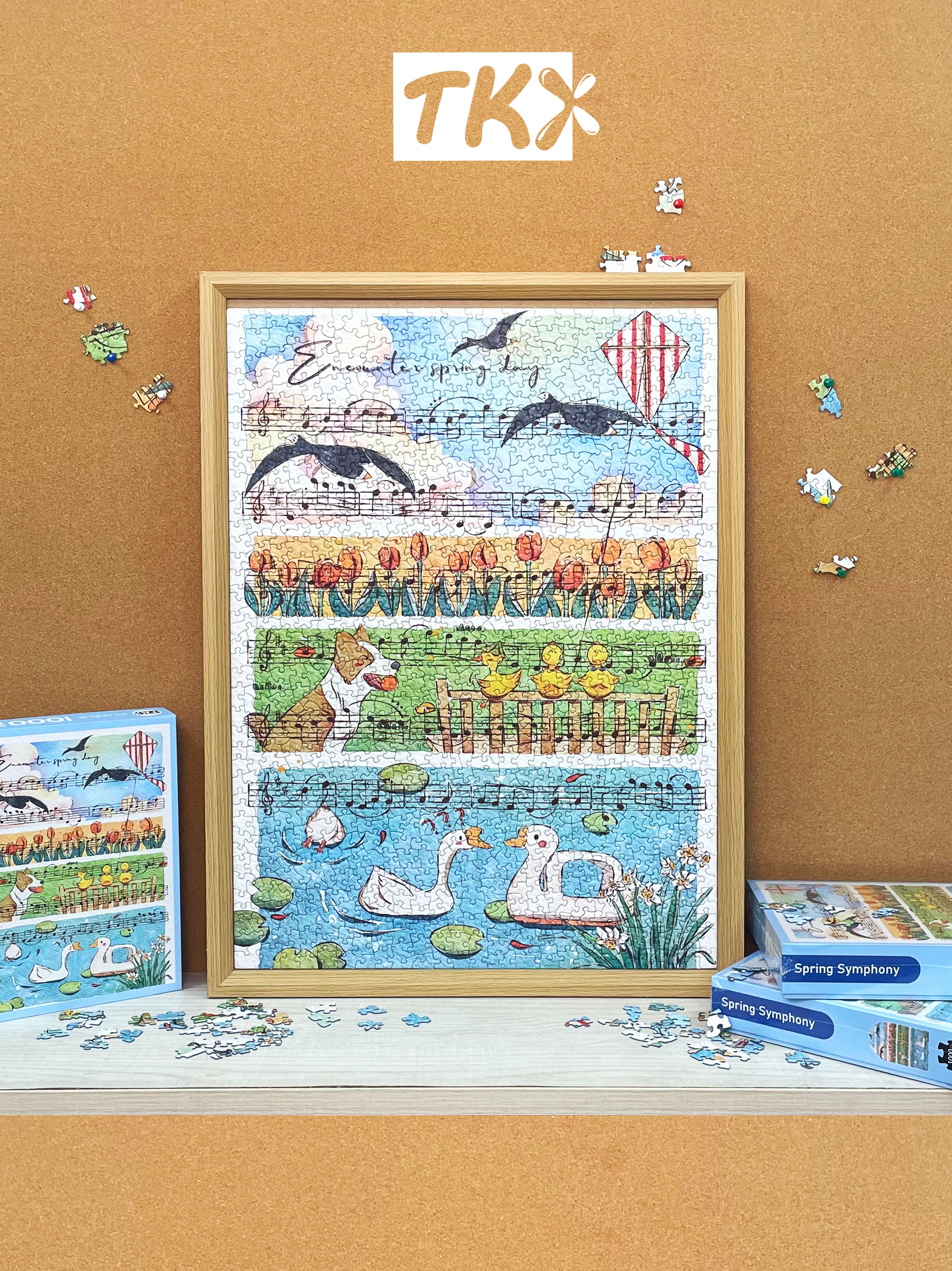Spring Symphony 1000 Piece Jigsaw Puzzle – V Boutique Studio