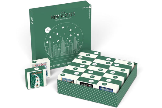 New Yorker Advent Calendar 2nd Edition Set of 24 Mini Puzzles New York Puzzle Company