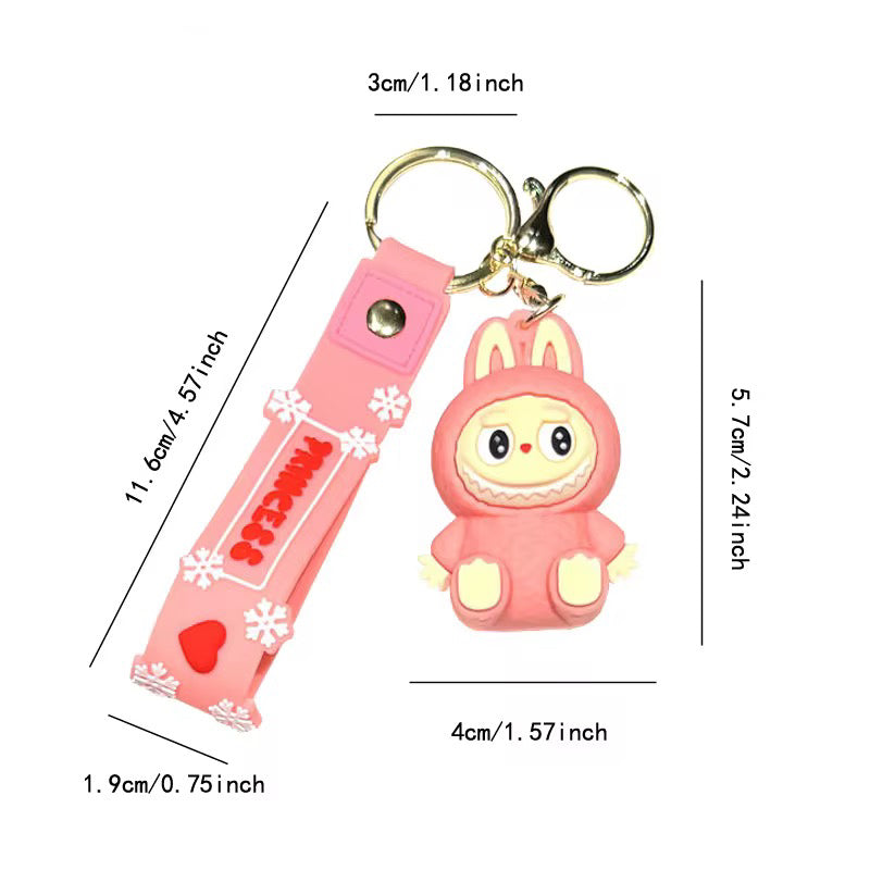Cartoon Labubu Keychain