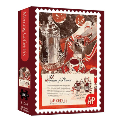 Morning Coffee Fix 500 Piece Jigsaw Puzzle