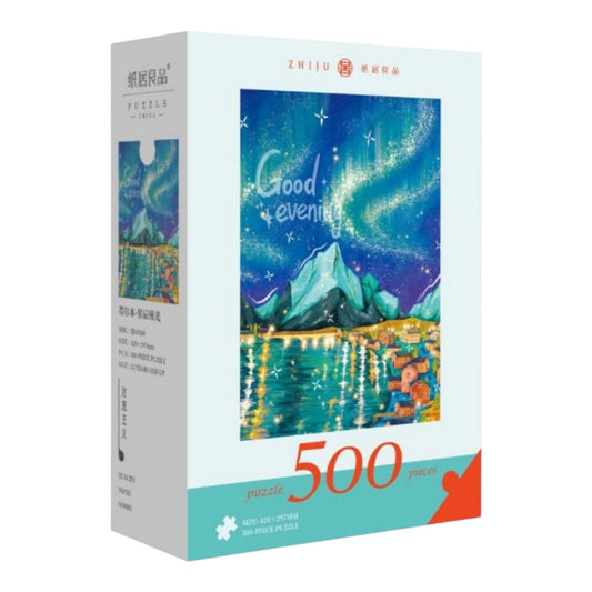 Melbourne Starry Aurora 500 Piece Jigsaw Puzzle
