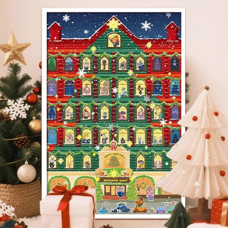 Zootopia Christmas1000 Piece Jigsaw Puzzle Gubu