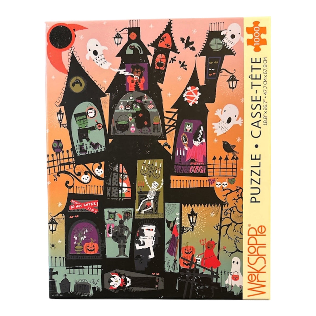 WerkShoppe Haunted House 1000 Piece Jigsaw Puzzle WerkShoppe