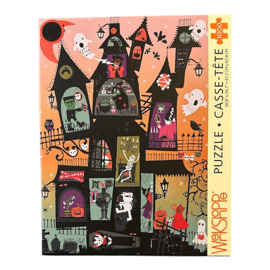 WerkShoppe Haunted House 1000 Piece Jigsaw Puzzle WerkShoppe