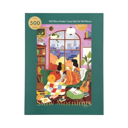 Slow Mornings 500 Pieces Puzzle Hobbry