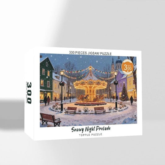 Snowy Night Prelude 300 Piece Puzzle Toppie