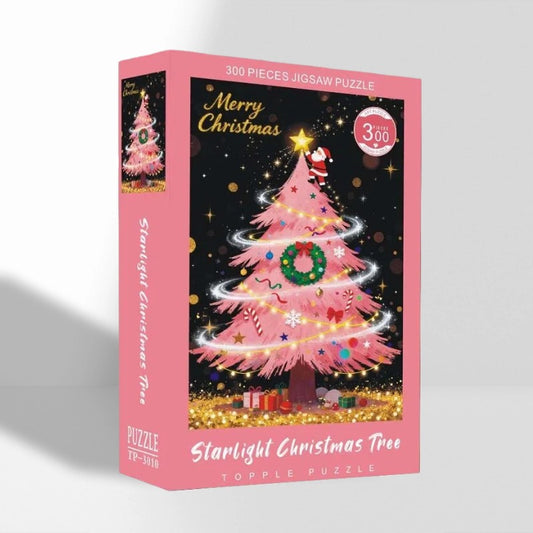 Starlight Christmas Tree 300 Piece Puzzle Toppie