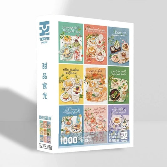 Sweet Dessert Moments 1000 Piece Puzzle Toppie