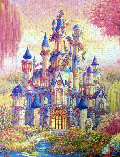 Rose Castle 500 Piece Jigsaw Puzzle