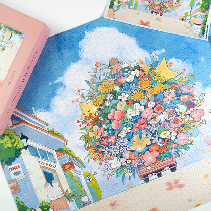 Flower Journey 1000 Piece Jigsaw Puzzle