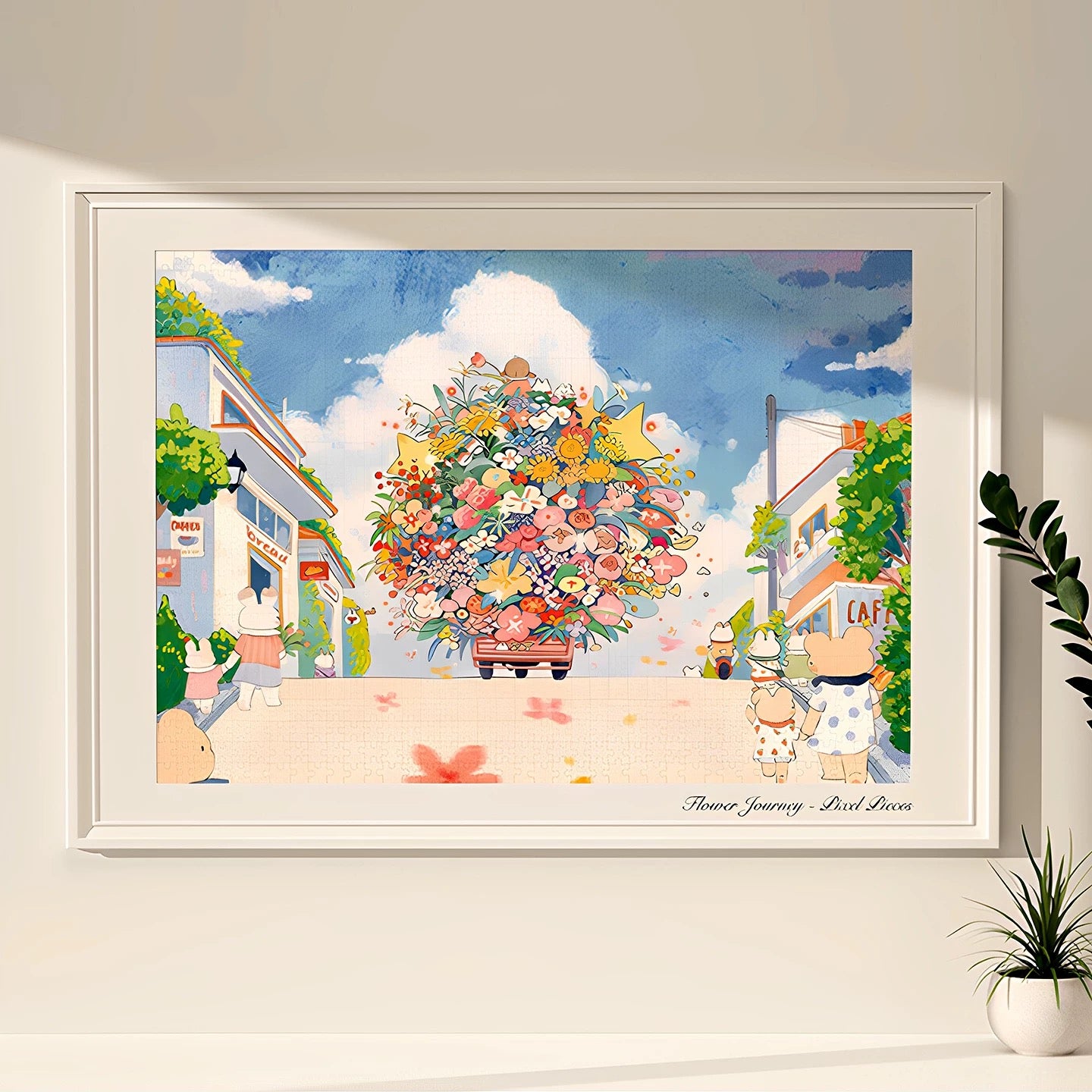 Flower Journey 1000 Piece Jigsaw Puzzle