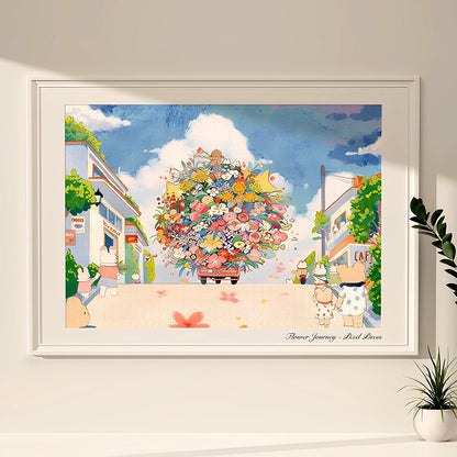 Flower Journey 1000 Piece Jigsaw Puzzle