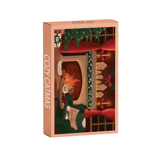 Olleo Puzzles Cozy Catmas 99 Piece Puzzle