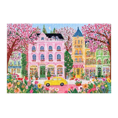 Sakura Blossom Street Jigsaw Puzzle