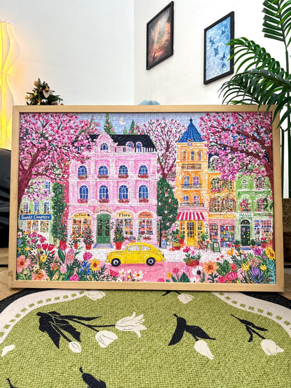 Sakura Blossom Street Jigsaw Puzzle