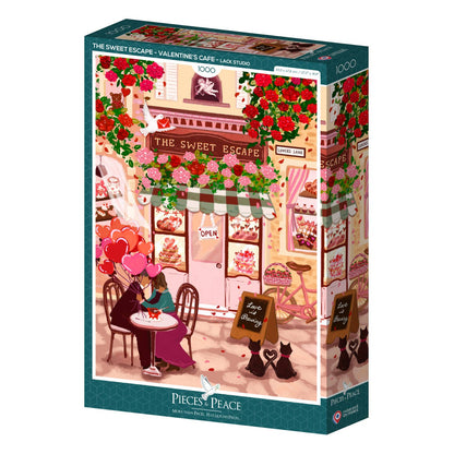 Valentine's Day Café 1000 Piece Puzzle
