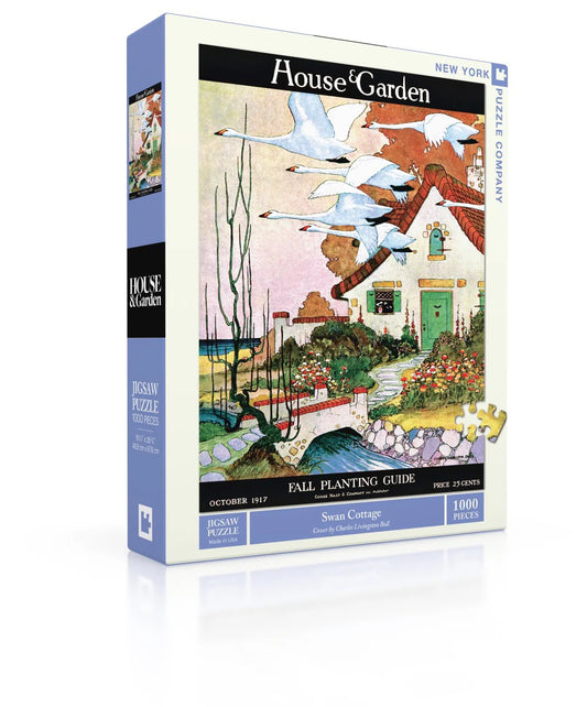 Swan Cottage 1000 Piece Jigsaw Puzzle