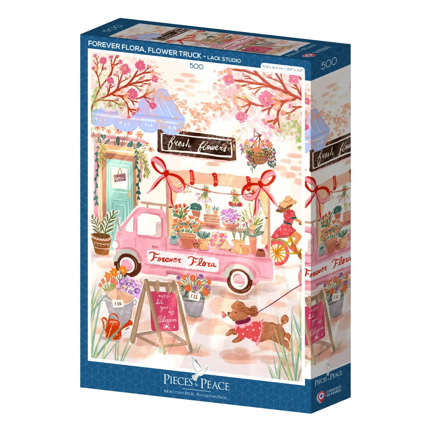 Forever Flora, Flower Truck 500 Piece Puzzle