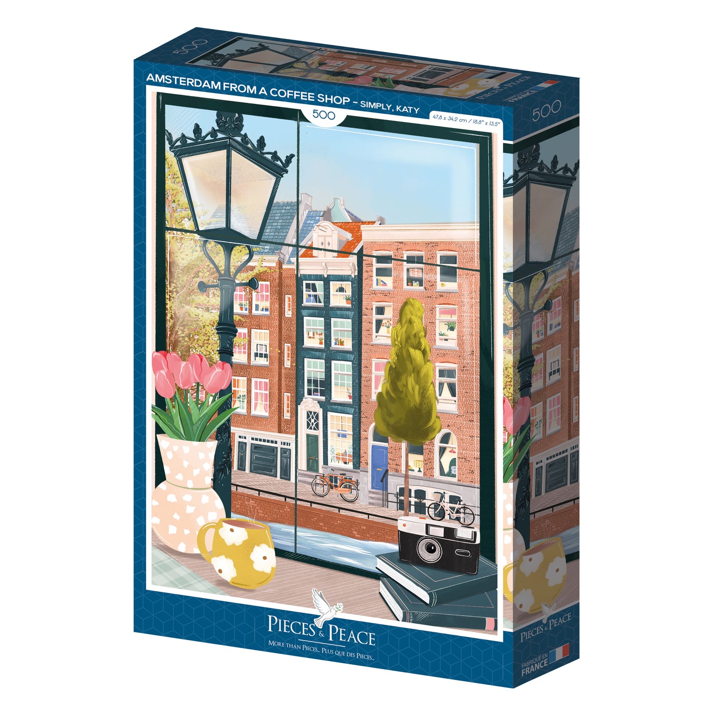 Amsterdam from A Coffee Shop 500 Piece Puzzle