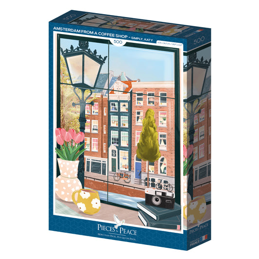 Amsterdam from A Coffee Shop 500 Piece Puzzle