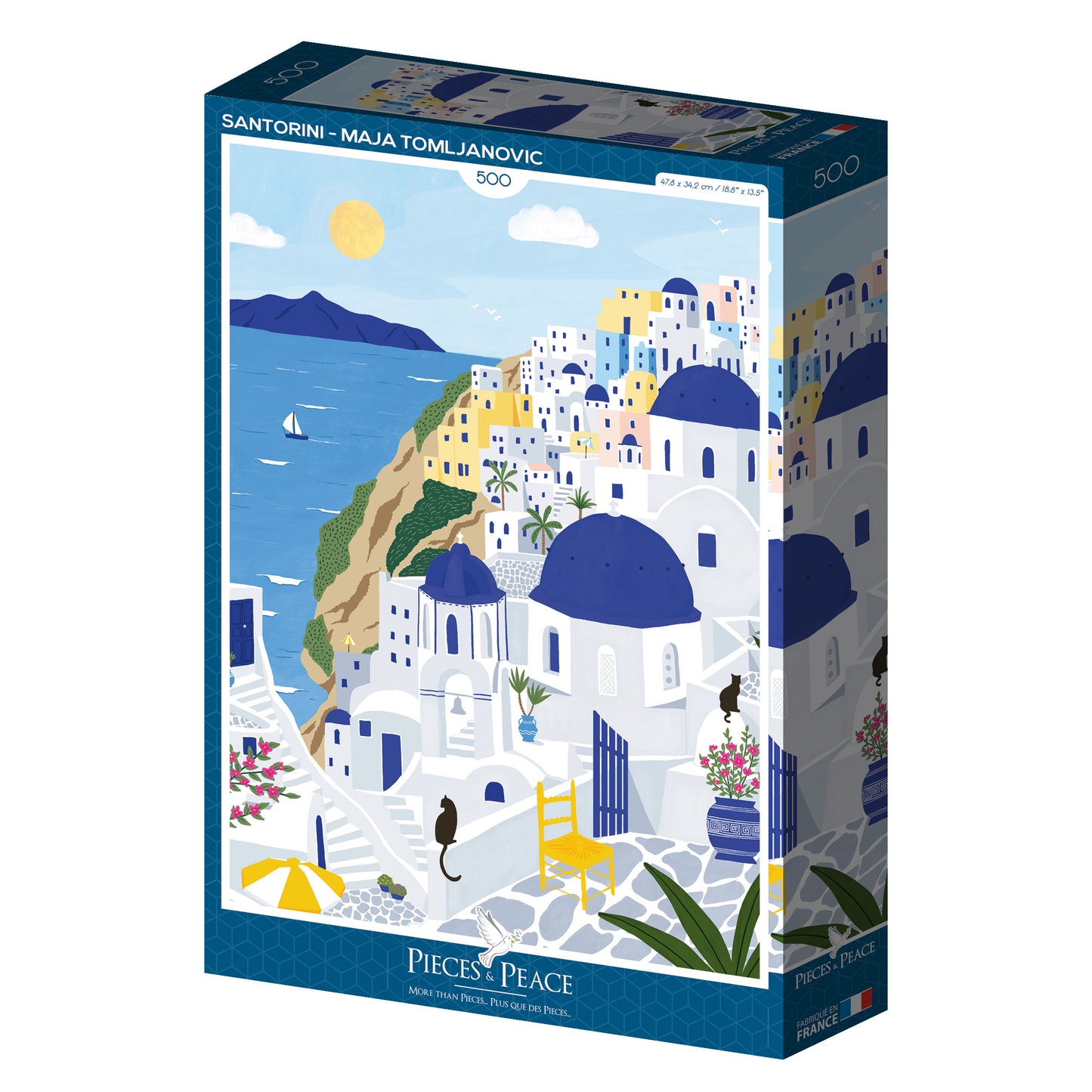 Santorini 500 Piece Puzzle