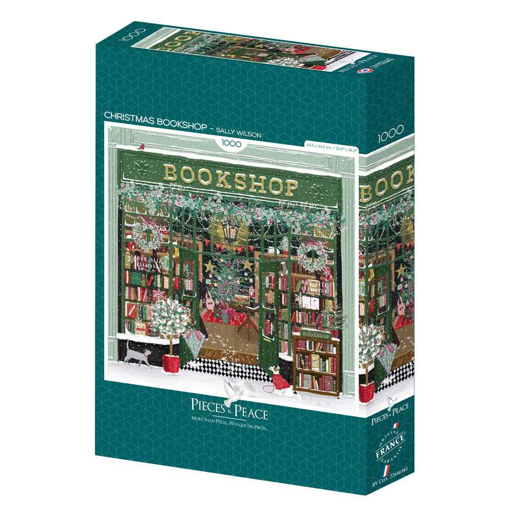 Christmas Bookshop 1000 Piece Puzzle