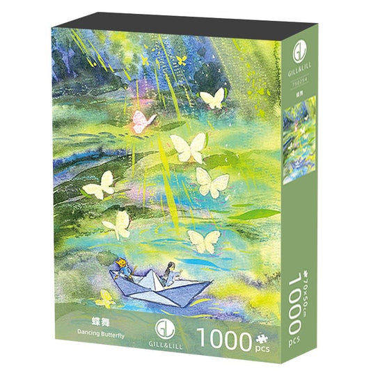 Gill & Lill Dancing Butterfly 1000 Piece Puzzle