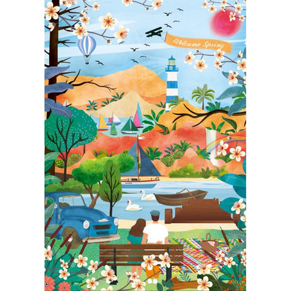 Welcome Spring 1000 Piece Puzzle