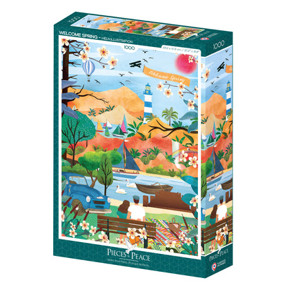 Welcome Spring 1000 Piece Puzzle