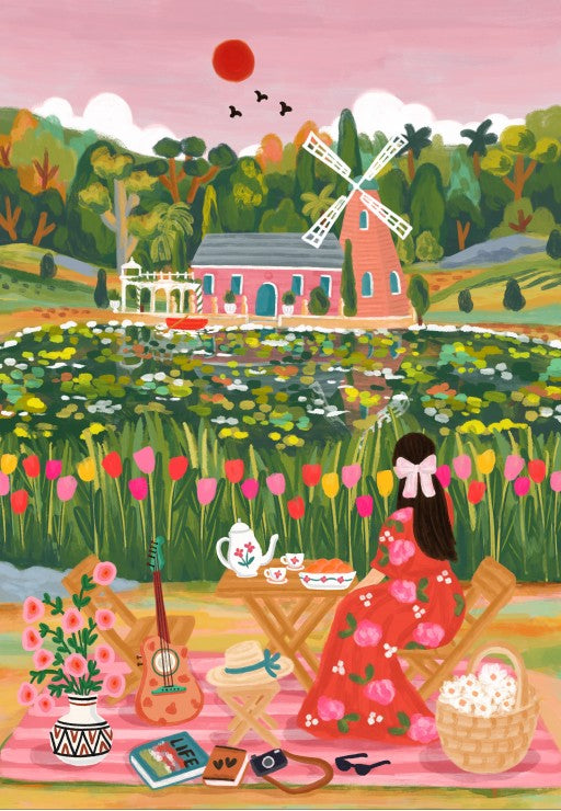 At the Lake 1000 Piece Puzzle