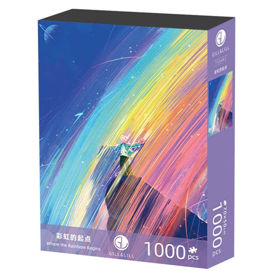 Gill & Lill Where the Rainbow Begins 1000 Piece Puzzle