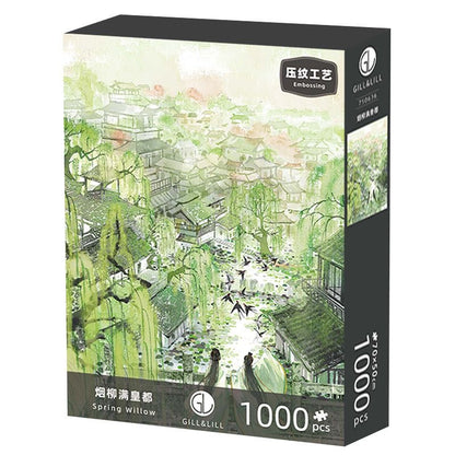 Gill & Lill Spring Willow 1000 Piece Puzzle Gill & Lill
