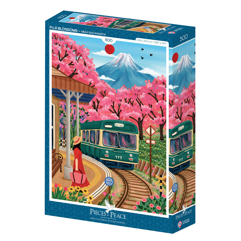 Fuji Blossoms 500 Piece Puzzle