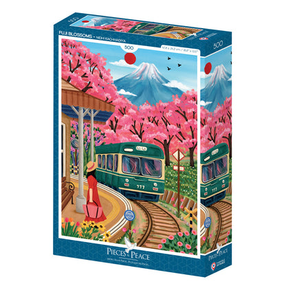 Fuji Blossoms 500 Piece Puzzle