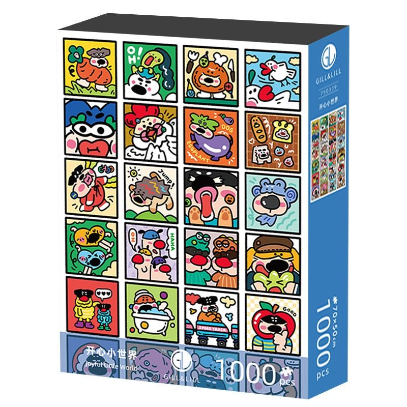 Gill & Lill Joyful Little World 1000 Piece Puzzle Gill & Lill