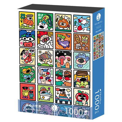 Gill & Lill Joyful Little World 1000 Piece Puzzle Gill & Lill