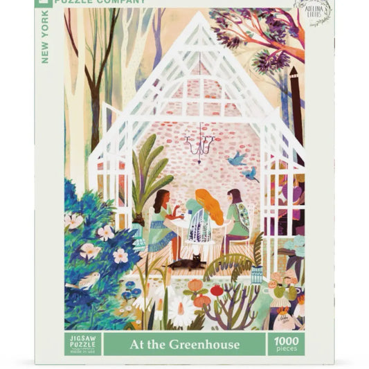 At the Greenhouse 1000 Piece Jigsaw Puzzle