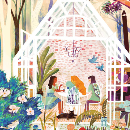 At the Greenhouse 1000 Piece Jigsaw Puzzle New York Puzzle Company