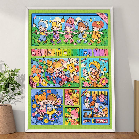 Gill & Lill An Interesting Childhood 1000 Piece Puzzle