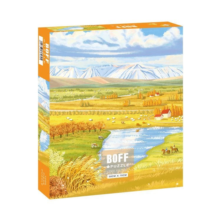 BOFF Golden Autumn Fields 1000 Piece Jigsaw Puzzle BOFF