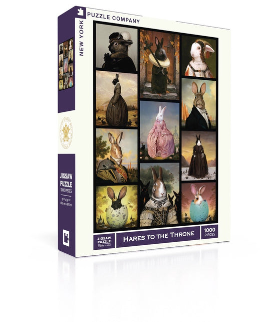 Hares To the Throne 1000 Piece Jigsaw Puzzle