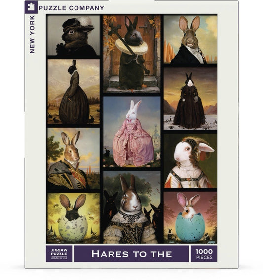 Hares To the Throne 1000 Piece Jigsaw Puzzle